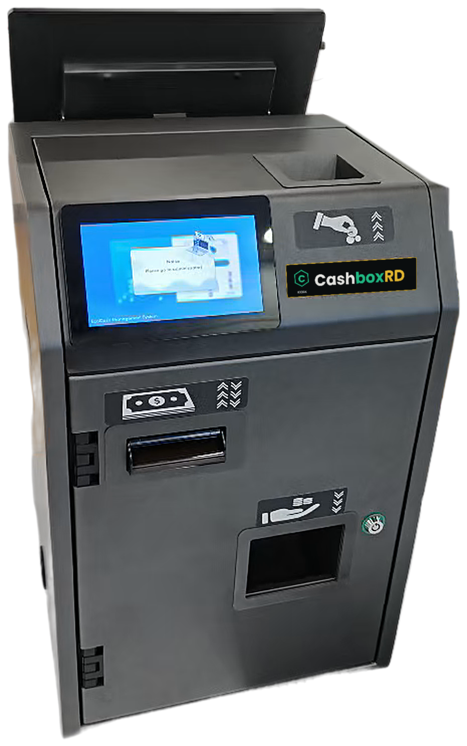 Kiosco reciclador de efectivo blindado CashboxRD